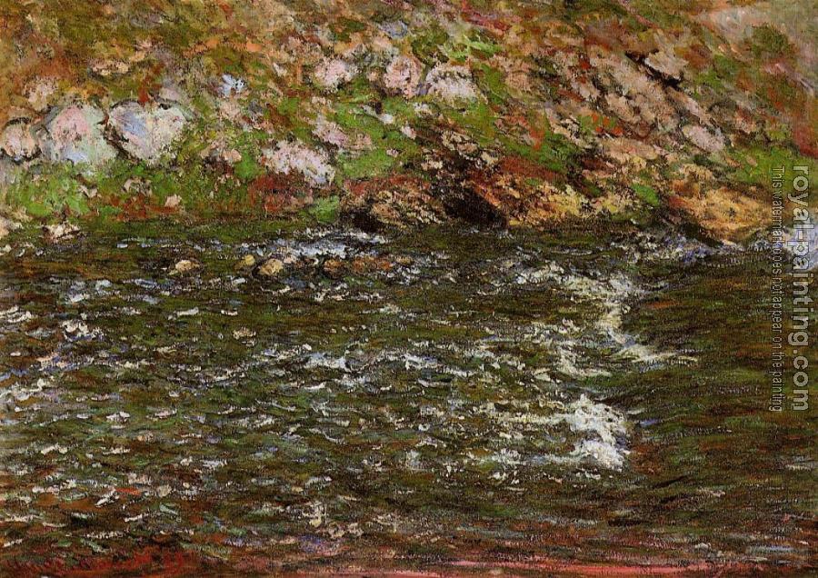 Claude Oscar Monet : Rapids on the Petite Creuse at Freeselines